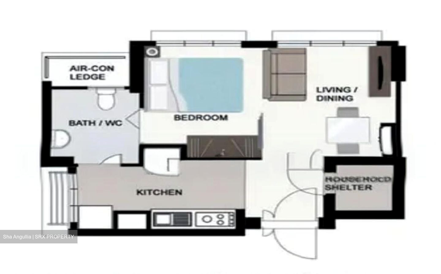 Blk 115B Eastlace @ Canberra (Sembawang), HDB 2 Rooms #504083871